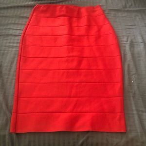 Red Pencil Skirt